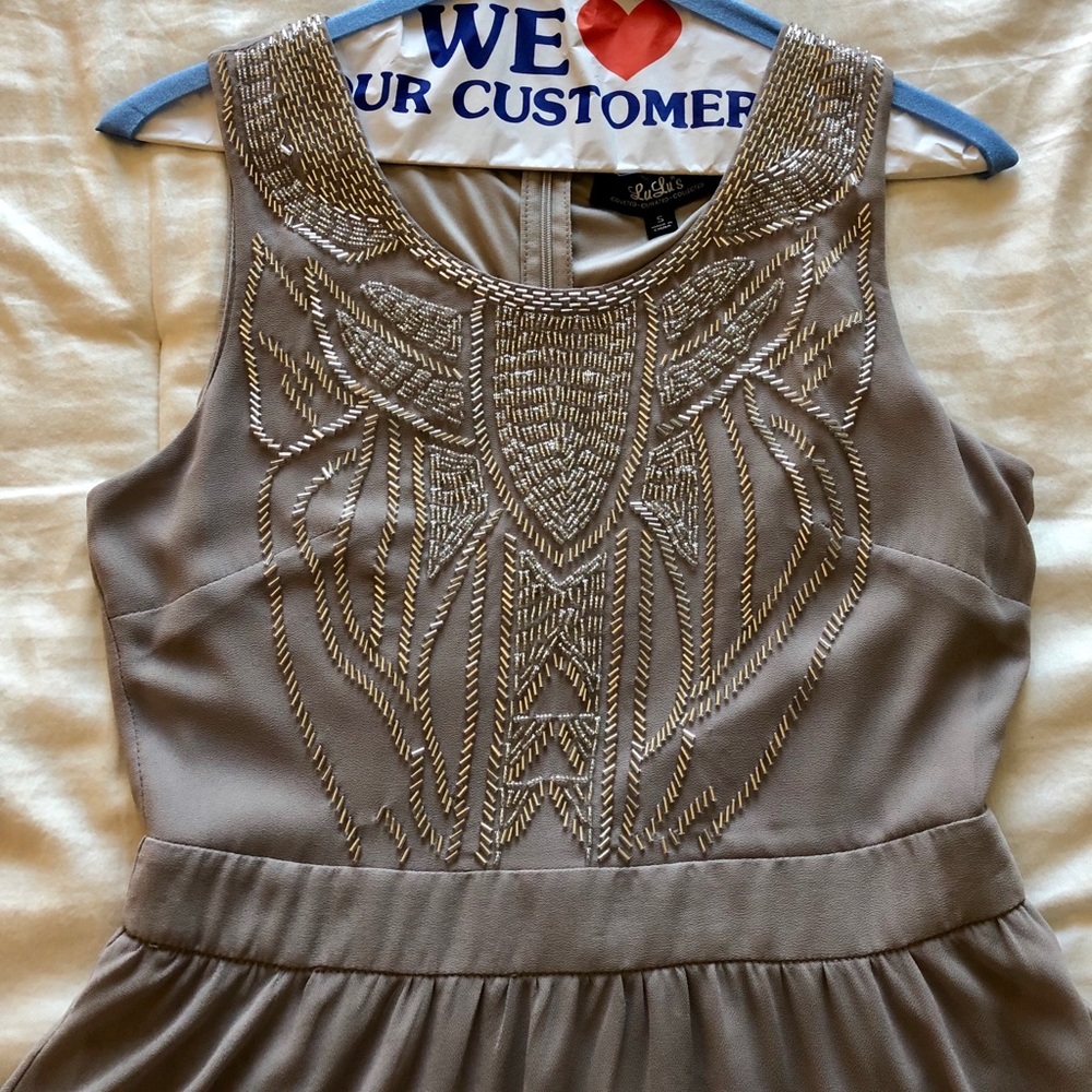 Lulu’s Formal Beaded Dress